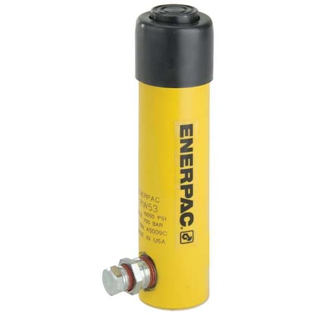 Enerpac RW53, 4970 lbs Capacity, 3.17 in Stroke, General Purpose Hydraulic Cylinder, Cylindrical Model RW53