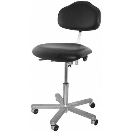 Milagon ESD Task Chair, 300 lb. Black, Caster Base WS1620