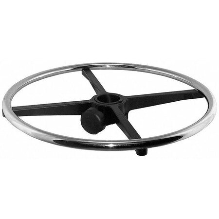 Milagon Stool Foot Ring, 18" diameter silver U05S