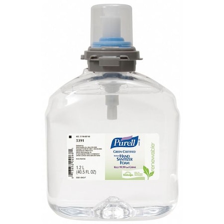 Purell Hand Sanitizer Refill, Foam, PK 2 5391-02