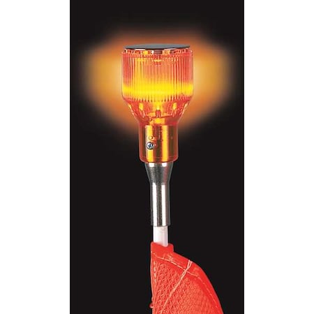 Checkers Warning Whip Plastic Lens, Amber FS7020-A