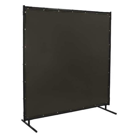 Steiner Welding Screen, Transparent Vinyl, 6 ft. W., 6 ft. H., 13 oz/sq yd, 150 Degrees F Withstand Temp. 532-6X6
