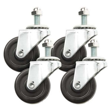Steiner Protect-O-Screens (R) Caster Kit 2", 70 lb., Pk4 54604