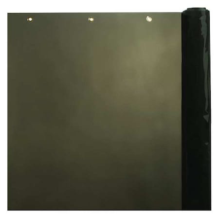 Steiner Welding Curtain Roll, Transparent Vinyl, 25 yards L., 5 ft W., 5 ft. H., 13 oz/sq yd, With Grommet 332-60-25GR
