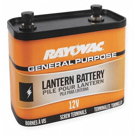 Rayovac Lantern Battery, Industrial, 12V, Screw Term 926