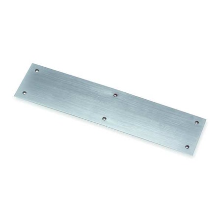 ROCKWOOD Push Plates, Aluminum Dull, 4 x16 In 70C.28