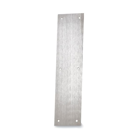 ROCKWOOD Door Push Plate, Stainless Steel, 16"L x 4"W, 0.05" Proj. 70C.32D