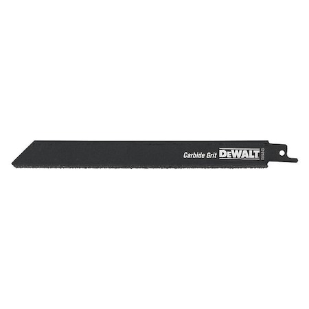 Dewalt 8" Carbide-Coated Reciprocating Saw Blade, PK5 DW4843