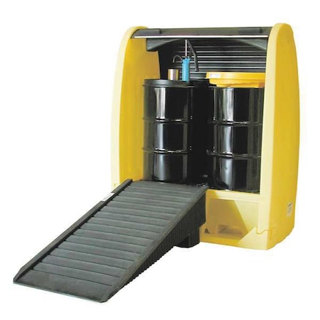 Enpac Rolltop Drum Spill Cntnmnt, 72 in. H 4062-YE