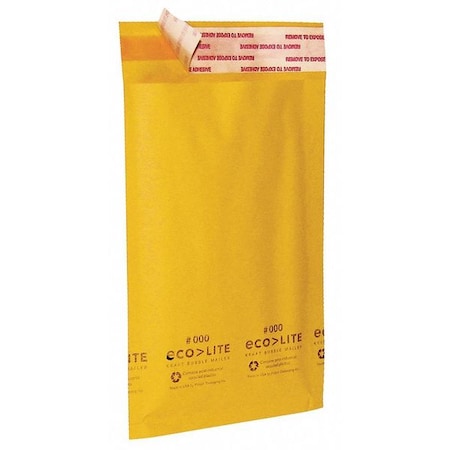 Zoro Select Mailer Envelope, Gold, 20x14-1/4 In., PK50 5VFV5 | Zoro