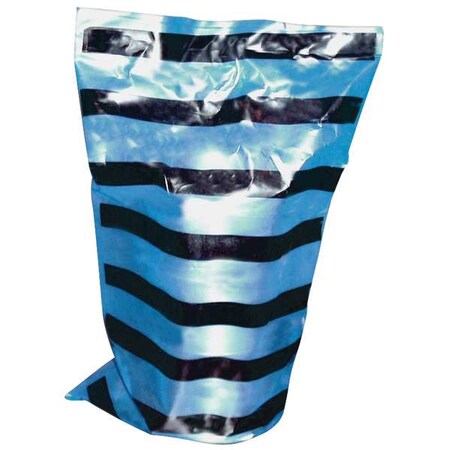 Zoro Select Reclosable Bag, 4 mil, Blue, Heat Seal, 250 PK 5VFX8