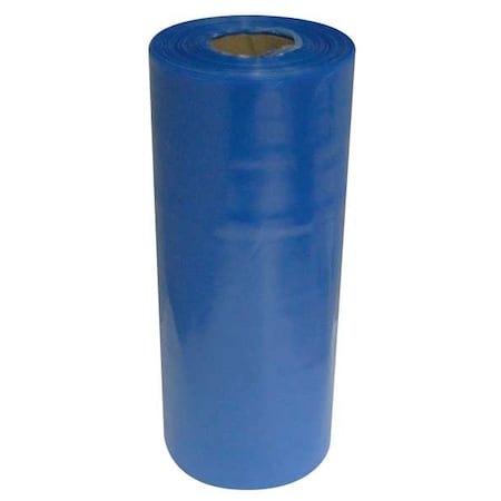 Zoro Select Stretch Wrap, 20" W x 1500 ft. L, 100 ga, Cast Style, Blue, Heavy Duty 5VFY3
