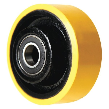 Zoro Select Caster Wheel, Polyurethane, 4 in., 750 lb. 5VF27