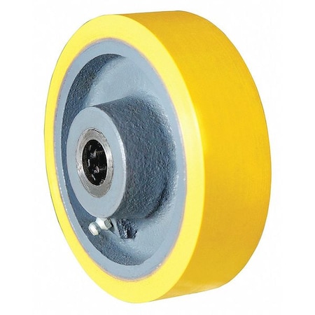 Zoro Select Caster Wheel, Polyurethane, 5in., 935 lb. 125 PT1H