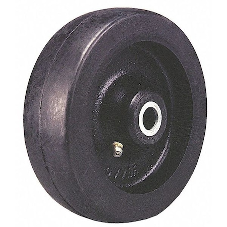Zoro Select Caster Wheel, Rubber, 8 in., 1175 lb. 200 RU15
