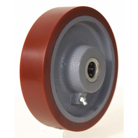 Zoro Select Caster Wheel, Plyurethane, 8 in., 2420 lb. 5VF41
