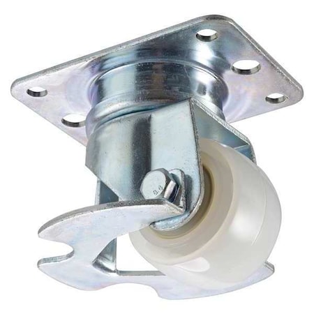 Zoro Select Inverted Air Cargo Swivel Caster, Nylon, 2-1/2 in P19S-N65K-P-001Z