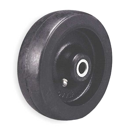 Zoro Select Caster Wheel, Rubber, 10 in., 1350 lb. 250 RU1H
