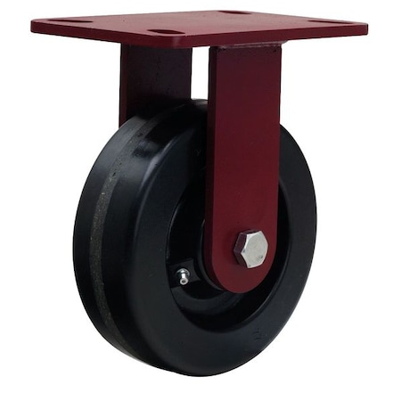 Hamilton Plte Caster, Rgd, Phenolic, 6 in., 1200 lb. R-HS-6P