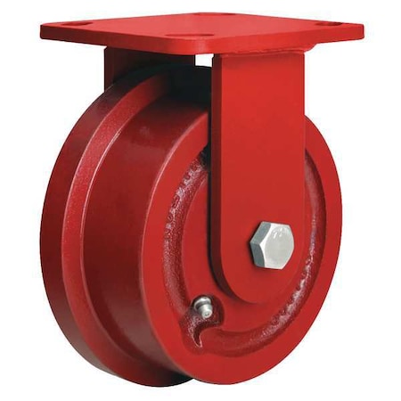 Hamilton Single-Flanged Castr, Cst Irn, 4-15/16 in. R-HS-FT51H