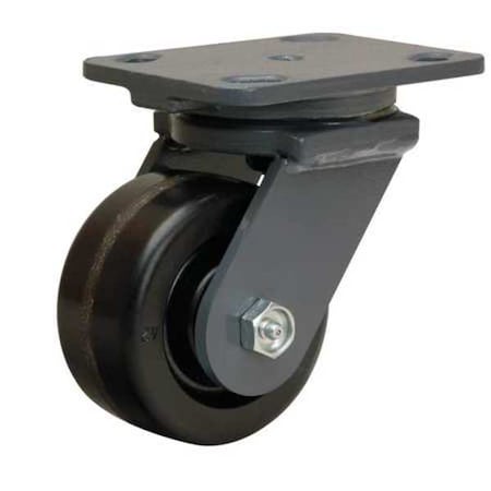 Hamilton Plate Caster, Swivel, Phenolic, 4 in., 800 lb., B S-WH-4P