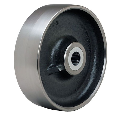 Hamilton Castr Wheel, Steel, 10", 16,000 lb., Slvr W-1030-FSH-1