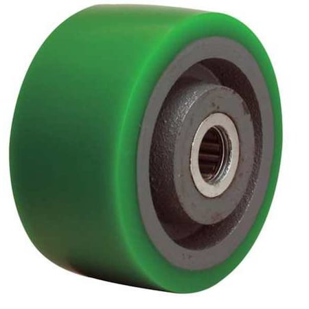Zoro Select Caster Wheel, Polyurethane, 4", 750 lb. W-420-D-3/4