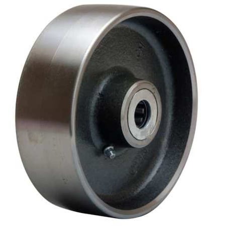 Zoro Select Caster Wheel, Steel, 6", 2500 lb. W-6-FS-3/4