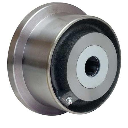 Zoro Select Caster Wheel, Steel, 5 in., 4300 lb. WFT-5FH-1