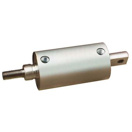 Air Cylinder, 2 in Bore, 8 in Stroke, Round Body Double Acting, Aluminum -  SPEEDAIRE, 5VNJ9