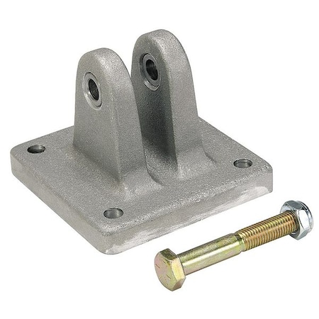 Speedaire Clevis Bracket, For 1-1/2, 2 In Bore, Alum 5VNY3