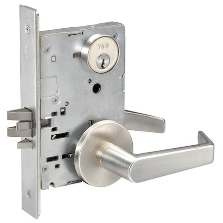 Assa Abloy Accentra Lever Lockset, Mechanical, Storeroom AUR8805FL x 626 x YMS