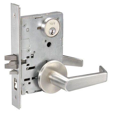 YALE Lever Lockset, Mechanical, Entrance AUR8807FL x 626