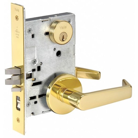 Assa Abloy Accentra Mortise Lockset, w/Rose, Entrance AUR8807FL X 605