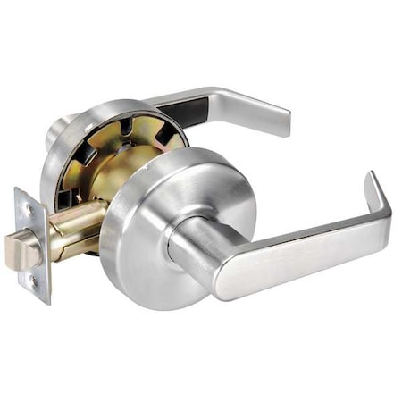 YALE Lever Lockset, Mechanical, Passage, Grade 2 AU4601LN x 626