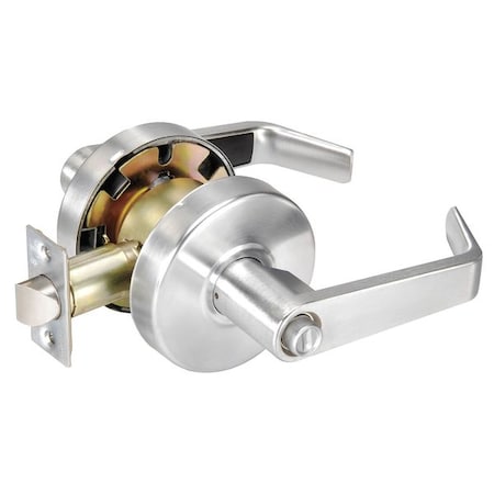 YALE Lever Lockset, Mechanical, Privacy, Grade 2 AU4602LN x 626