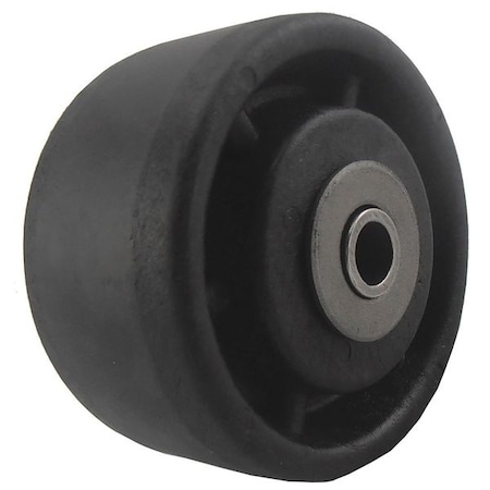 Zoro Select Caster Wheel, Nylon, 4 in., Up to 550 deg F 5VR56