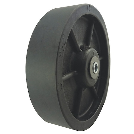 Zoro Select Caster Wheel, Nylon, 8 in., Up to 550 deg F 5VR60