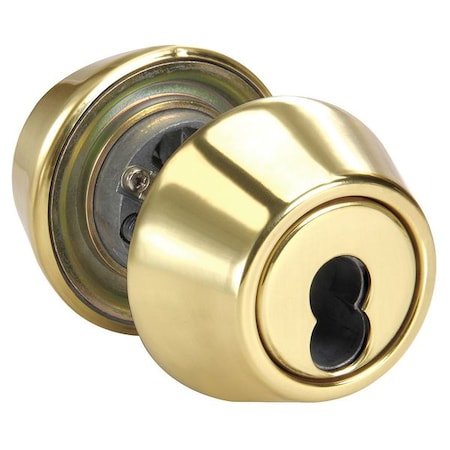 Assa Abloy Accentra Deadbolt, Bright Brass B-D222 X 605