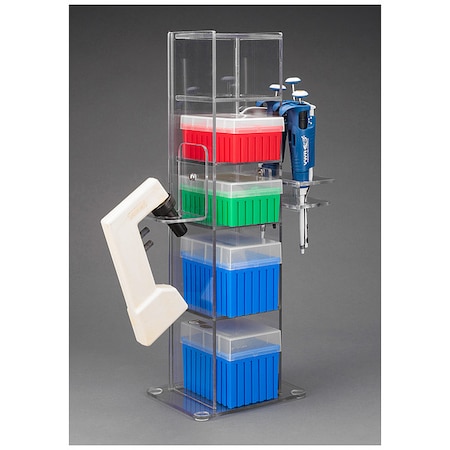 Poltex Lab Bench Vertical Organizer, 20.8 in H 5VTORG-PIPTRBRK-BRK