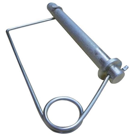 Zoro Select Safety Pin, Steel, C1018 and C1065, Zinc, 3/4 in Pin Dia, 6 in Usbl L, 7 16/23 in L U39681.075.0600