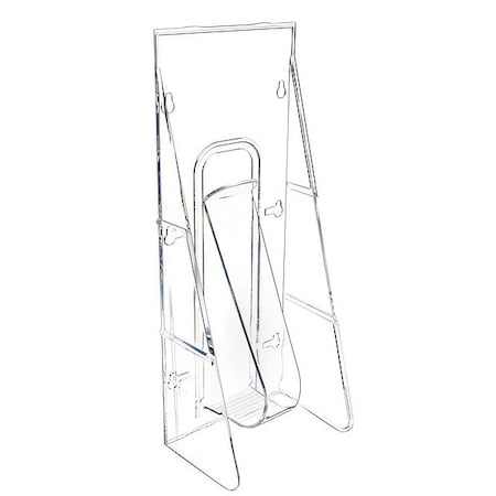 Deflecto Leaflet Holder, 1 Compartment, Clear 55601GR