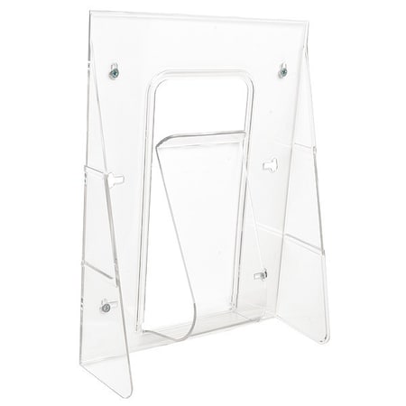 Deflecto Magazine Holder, 1 Compartment, Clear 55501GR