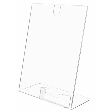 Deflecto Sign and Business Card Holder, 8-1/2x11 590601GR