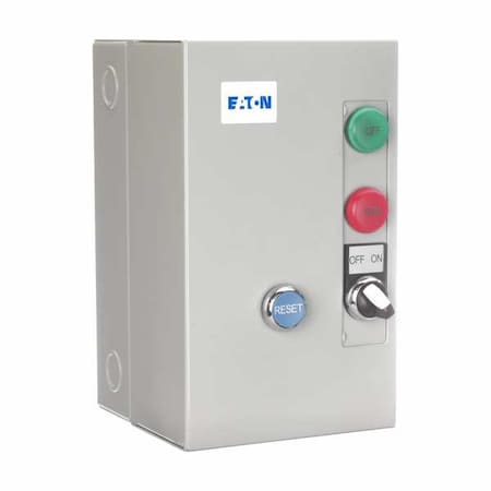 Eaton Nonreversing IEC Magnetic Motor Starter, 1 NEMA Rating, 24V AC, 3 Poles, 1NO/1NC ECX09C1THA-R63/C