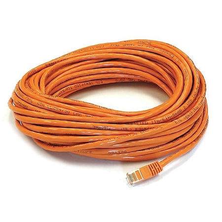 Monoprice Ethernet Cable, Cat 5e, Orange, 50 ft. 2162