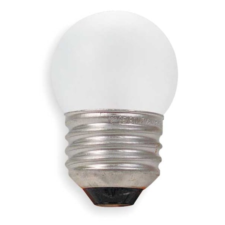 Current GE LIGHTING 8.0W, S11 Incandescent Light Bulb 7 1/2S/CW-130V