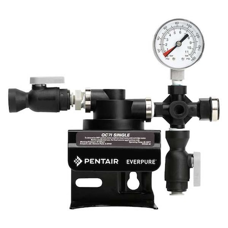 Everpure Filter Head Assembly, Single, 3/8 In EV927241-75