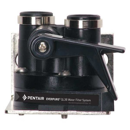 Everpure Filter Head Assembly, 3/8" inlet, 3"H x 3.75"D x 3.5"D, 12 pcs EV925924-75