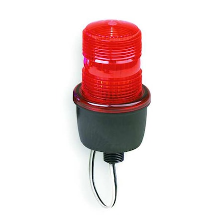 Federal Signal Low Profile Warning Light, Strobe, Red,  LP3M-120R